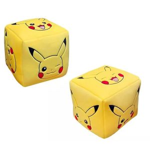 Pokemon párna 25 cm-es kocka – Pikachu